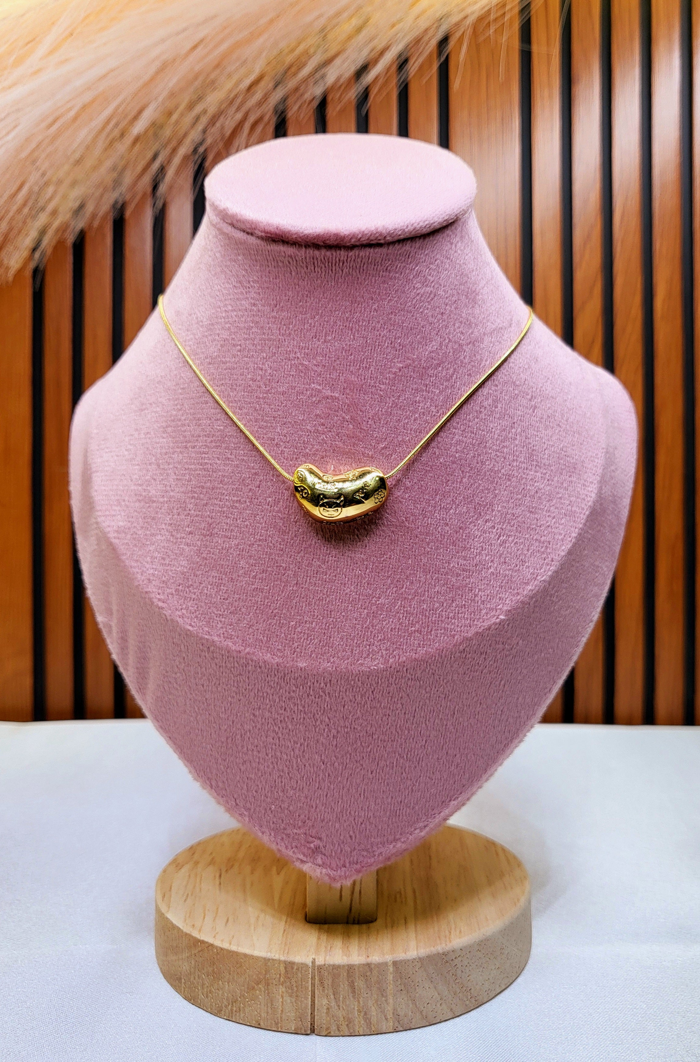 Elena Chunky Heart Necklace