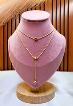 Liora Twin Drop Necklace