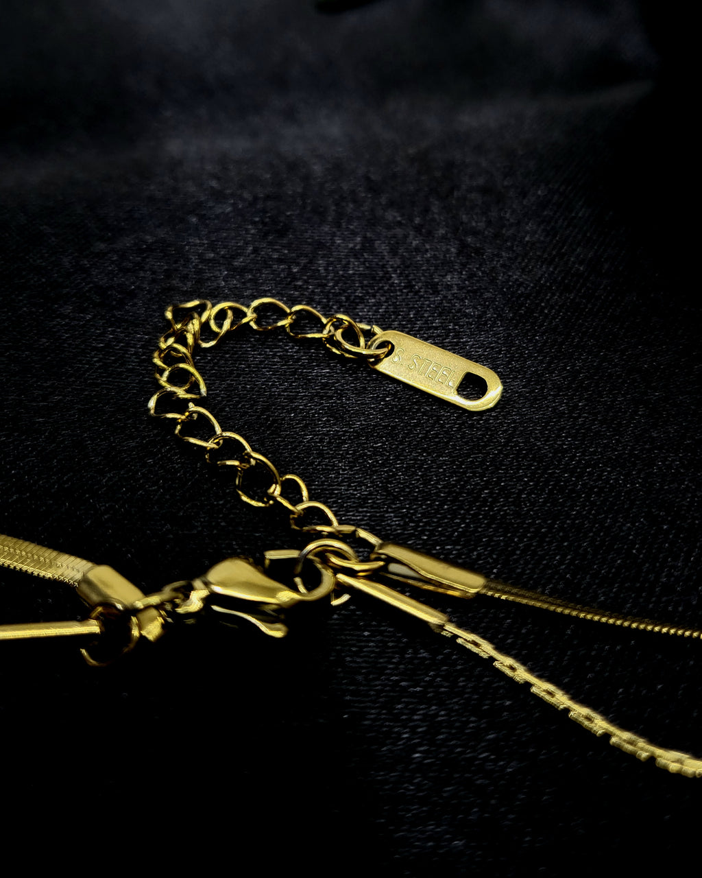 Dainty Heart 2 Layer Solitaire Chain