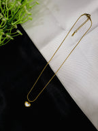Cherie Enamel Heart Necklace