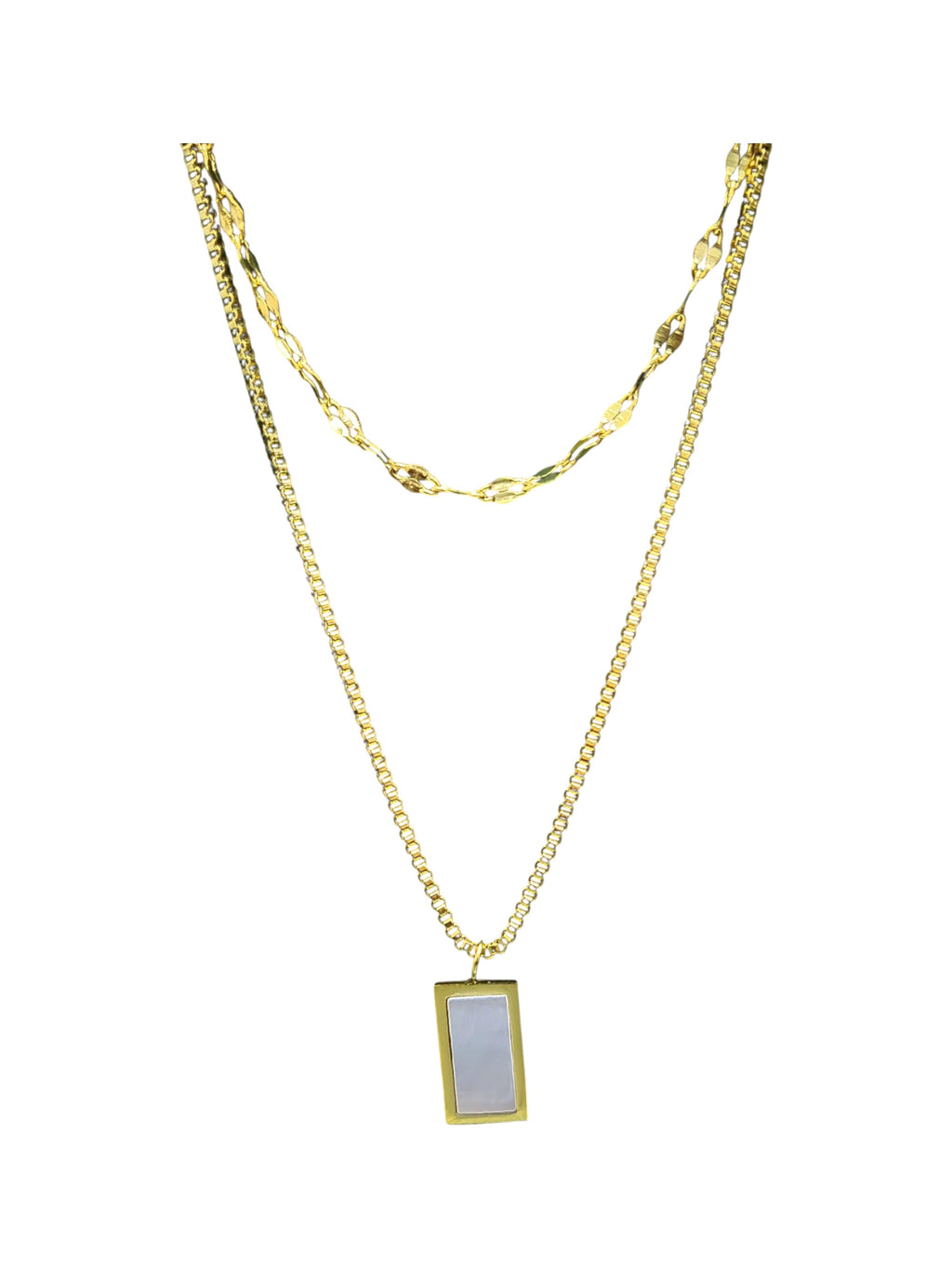 Aurea Dual-Layer Reversible Necklace