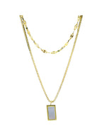 Aurea Dual-Layer Reversible Necklace