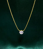 Classic Solitaire Pendant Necklace
