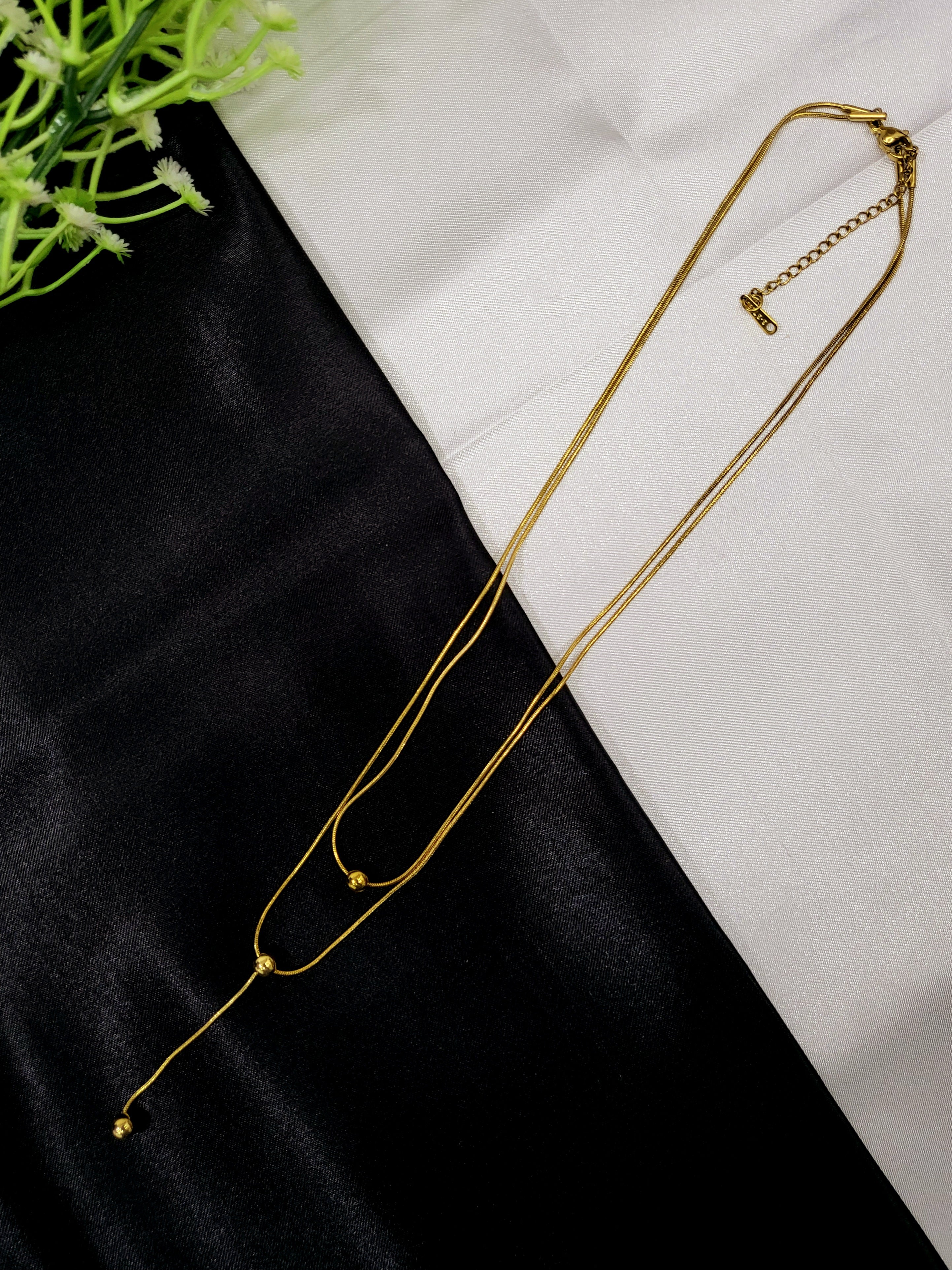 Liora Twin Drop Necklace