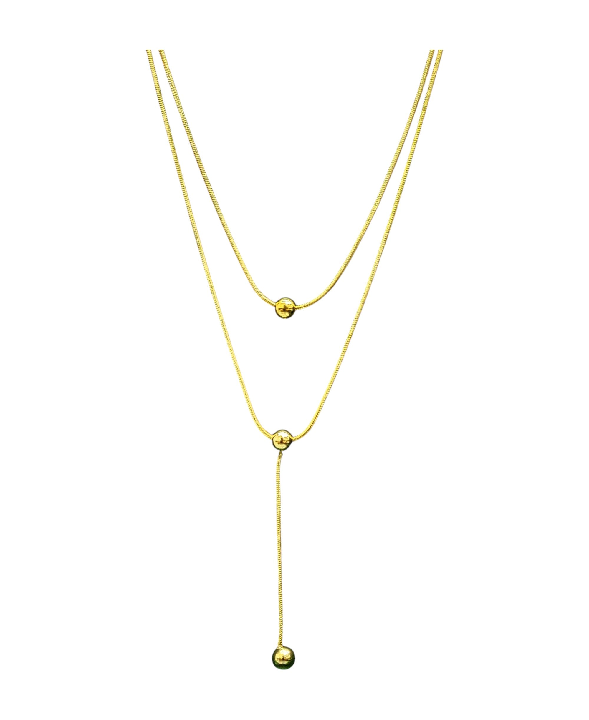 Liora Twin Drop Necklace