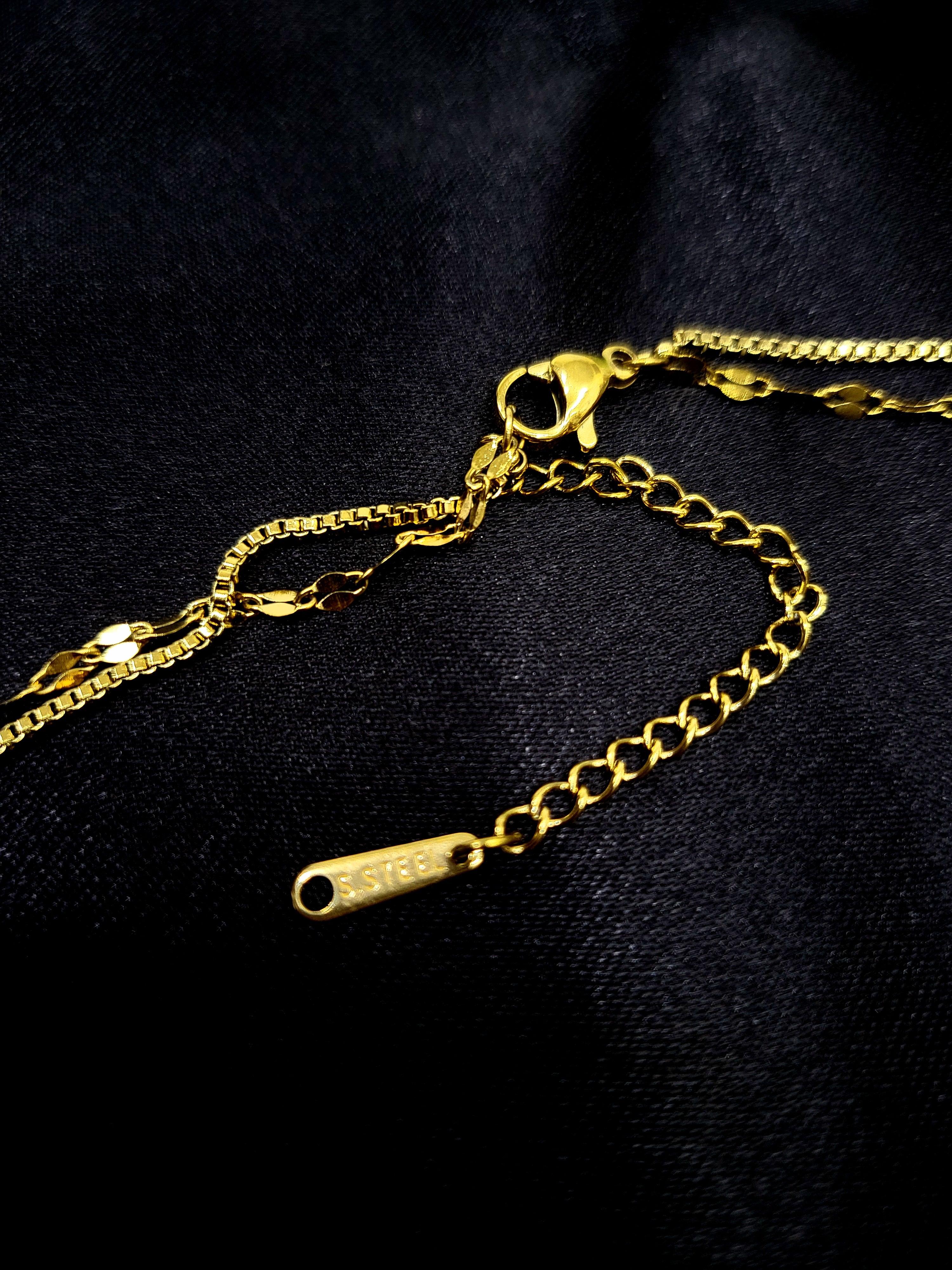 Aurea Dual-Layer Reversible Necklace