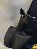 Minimal Luxe Heart Studs