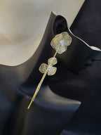 Delicate Floral Filigree Earrings