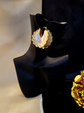 Trio Bloom 3-Tone Floral Earrings