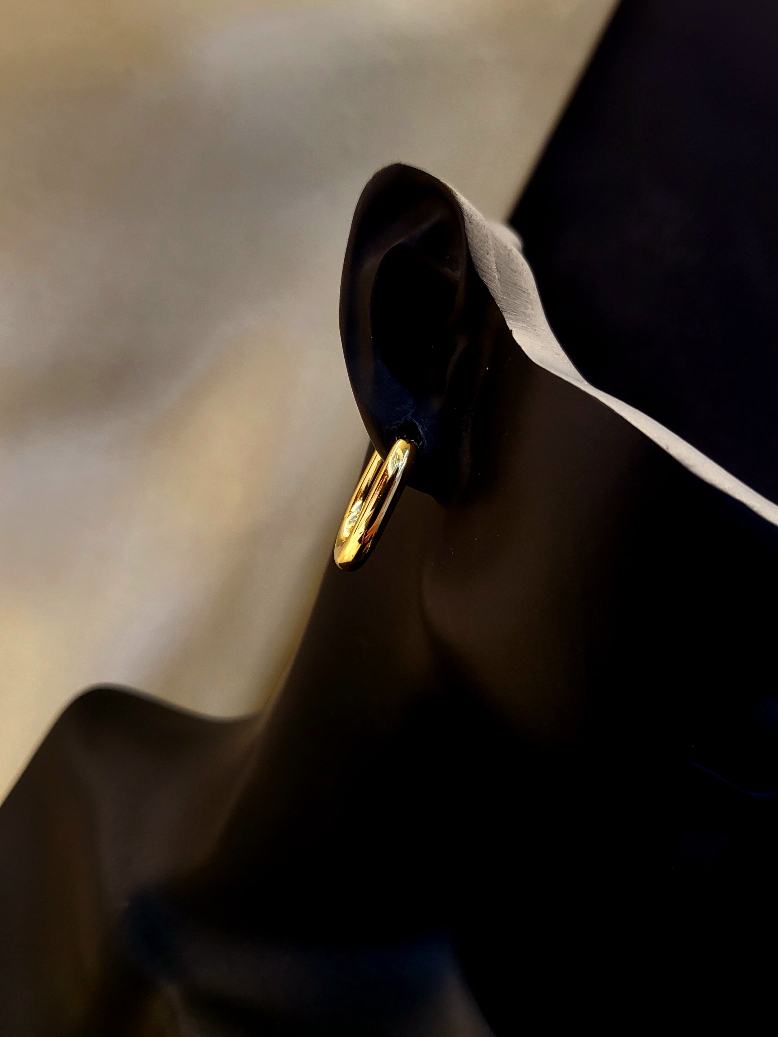 Majestique Golden Hoops