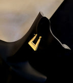 Riviera Glam Gold Hoops