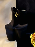Aurelia Organic Gold-Plated Statement Earrings