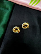 Trio Gleam Knot Stud Earrings
