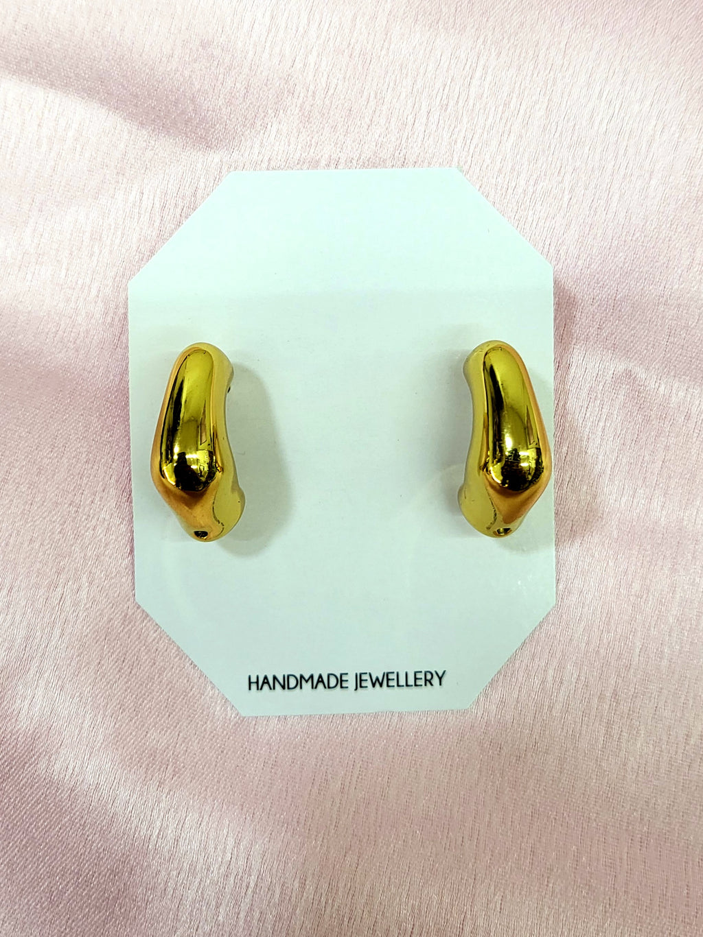 Lustrous Luxe Chunky Hoops