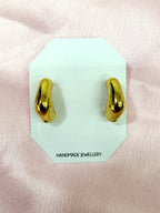 Lustrous Luxe Chunky Hoops