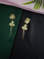 Delicate Floral Filigree Earrings