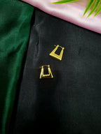 Riviera Glam Gold Hoops