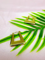Riviera Glam Gold Hoops