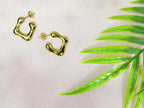 Aurelia Organic Gold-Plated Statement Earrings