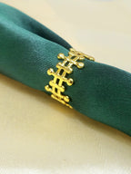 Celestia Gold Statement Crown Ring