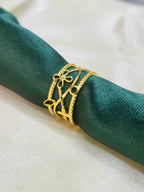 Althea Floral Cage Statement Ring