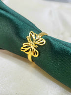 Calyra Gold Filigree Butterfly Open Statement Ring