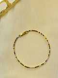 Zenith™ Anti-Tarnish Multi-Color Micro Tennis Bracelet – Waterproof 18K Gold Plated Slim Rainbow Gemstone Jewelry