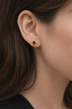 Minimal Luxe Heart Studs