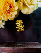 Celestia Gold Statement Crown Ring