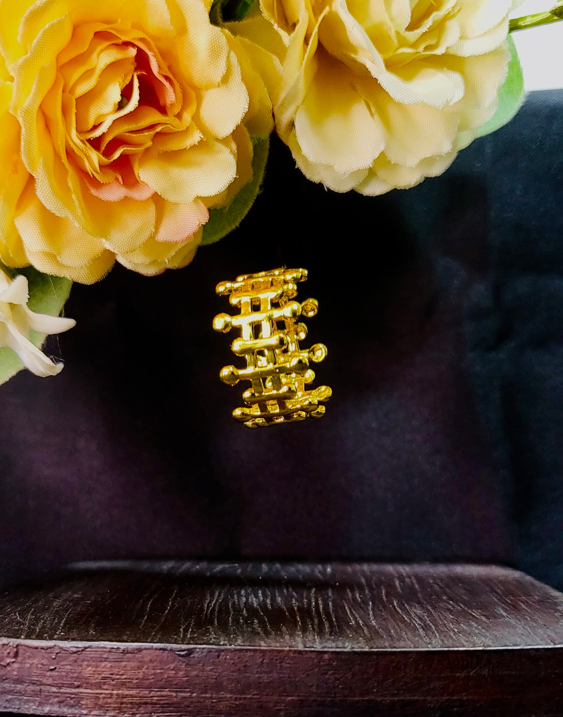 Celestia Gold Statement Crown Ring